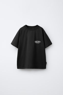 CONJUNTO CAMISETA Y BERMUDA TEXTO / Negro - Zara фото 2