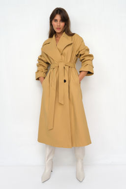 Тренч двубортный