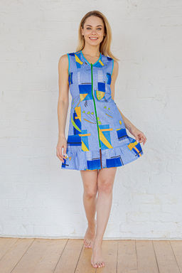 Женский халат бязь - Ламбада mix