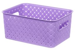 Корзинка 3 л 23,5*17,3*10,5 см Береста лавандовая