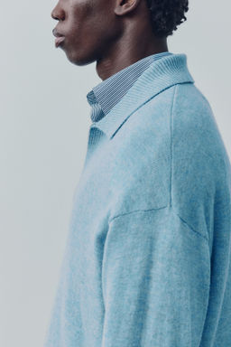 Wool-blend polo jumper - H&m фото 8