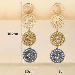 Серьги длинные на гвоздиках арт. 13 3295 (id 271260) - Rada фото 3