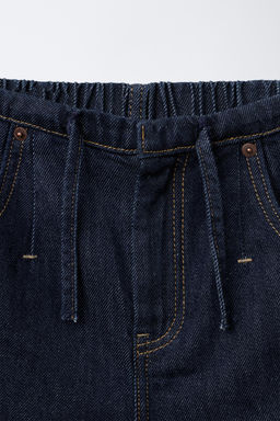 JEANS WIDE LEG CORDONES / Azul tinta - Zara фото 3