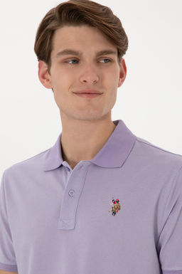 Erkek Regular Fit Polo Yaka Lila Basic Ti__rt - U.s. polo assn фото 2