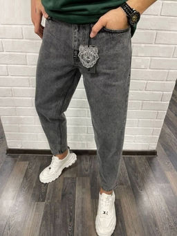 Джинсы бананы мужские