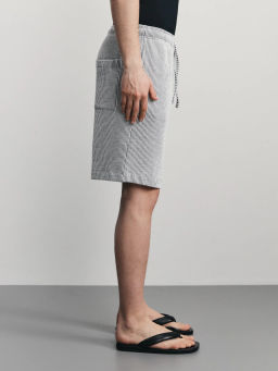 Шорты relax в полоску / Zarina  фото 4