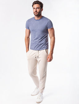 Брюки-джоггеры из эластичного футера двунитки - Vilatte фото 5