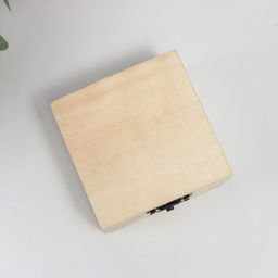 Цена за 12 шт. Шкатулка для росписи дерево «Квадрат», 8×4.5×8 см