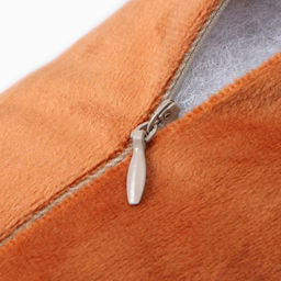 Подушка декоративная Этель цв. терракотовый, 30*30см, велюр  фото 3