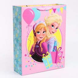 Пакет подарочный, 31×40×11 см, упаковка, Холодное сердце