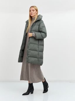 Пуховик женский стеганый длины миди - Glenfield фото 2