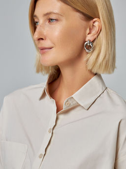 Блузка женская дл. рук. KATHARINA KROSS KK-B-0004V-бежевый  фото 2