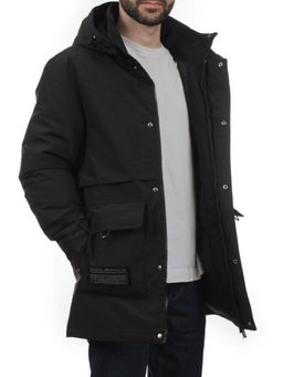 8895 BLACK Куртка мужская зимняя облегченная (130 гр. холлофайбер) - Fashion фото 6