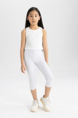 K?z Cocuk Midi Basic Duz Tayt