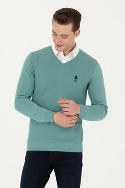 U. S. Polo Assn Мужской мятный базовый свитер Неожиданная скидка в корзине - U.s. polo assn фото 15