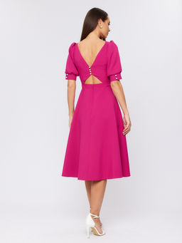 Платье с открытой спинкой и декоративной застежкой NEW - Fashion.love.story фото 5