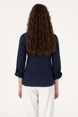 Kad_n Lacivert Uzun Kollu Basic G_mlek Sepette S_rpriz _ndirim - U.s. polo assn фото 5