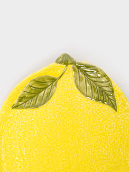 Блюдо, 25х18 см, фарфор P, овальное, желтое, Лимон, Lemon - Anna lafarg фото 6