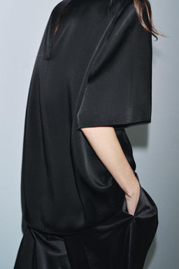 ZW COLLECTION TOP WITH SHOULDER PADS - Zara фото 5