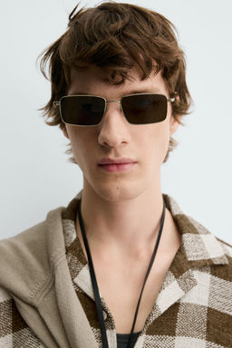 TEXTURED CHECK SHIRT - Zara фото 6