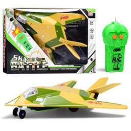 Самолет "Реактив" р/у, 27 MHz, (свет) в коробке