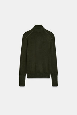 BASIC PLAIN KNIT JUMPER - Zara фото 17