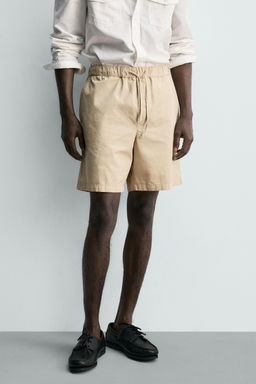 BERMUDA LAVADA REGULAR FIT / Beige