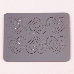 Украшение для торта Сердечки классические, цвет золото - Страна карнавалия фото 5