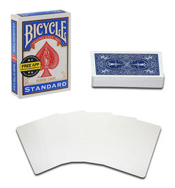 Карты игральные "Bicycle" 54 (фокусные) Blank Face - Blue Back (Original USA)