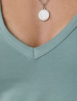 Топ из премиального хлопка с эластаном - Vilatte фото 2