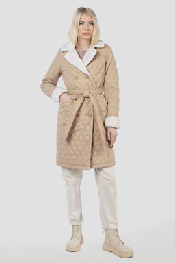 05-2140 Куртка женская зимняя (пояс) - El podio фото 4