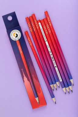 ВКФ Мой любимый город SUV-040 Карандаш графитный заточенный ТМ (HB) 4 шт. Москва - Vista-artista фото 5