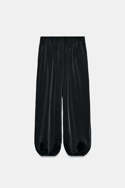 SATIN BALLOON TROUSERS
