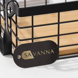 Корзина универсальная SAVANNA Эстетика, 2518.310 см, чёрная фото 4