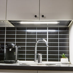 ULI-F47-8W/4500K/DIM SENSOR IP20 SILVER Светильник светодиодный для мебели. 500*30*11,5мм. 600Lm. ТМ Uniel
