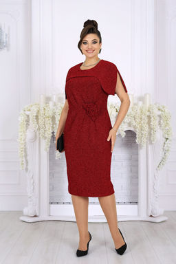 Платье Ninele 7524 красный  фото 6