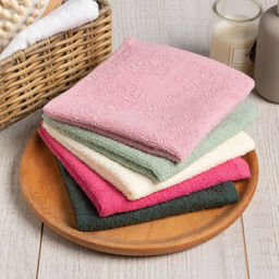 Набор махровых салфеток So pretty 30х30 см -5шт, 100% хл, 340гр/м2 - Этель фото 2