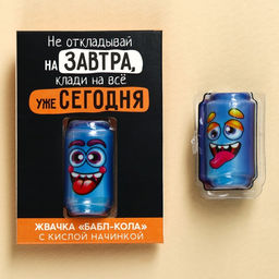 Жевательная резинка с кислой начинкой Клади на всё сегодня, 6, 7 г.