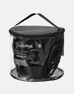 Шлем закрытый INSANE IMPACT IN24-HG400, ПУ, черный