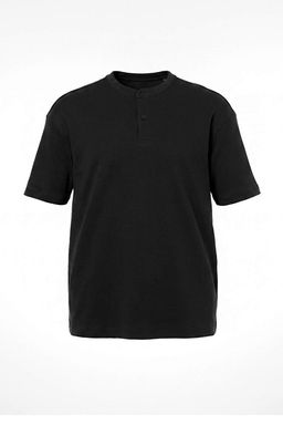 Siyah D___k Omuz Regular Wardrobe Essentials _nterlok %100 Pamuk T-Shirt TMNAW27TS00002