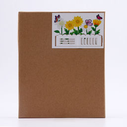 Алмазная вышивка Цветы с бабочками, интерьерный декор