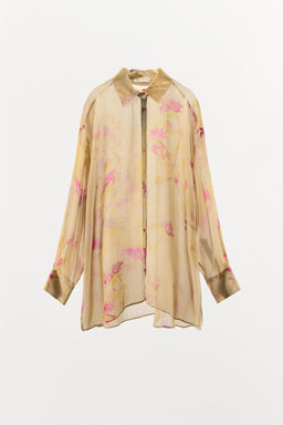 FLOWING PRINTED SHIRT - Zara фото 2