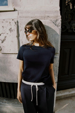INTERLOCK SHORT SLEEVE T-SHIRT - Zara фото 11