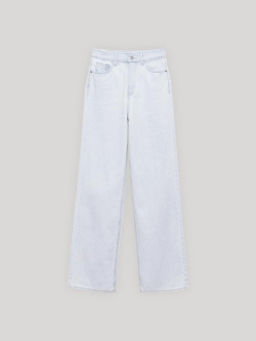 Широкие джинсы, D241/bleach