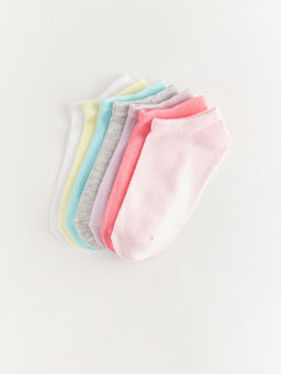 Basic K?z ?ocuk Patik ?orap 7li