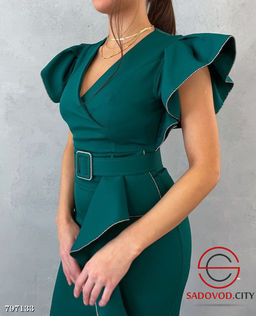 Платье-футляр с воланами - Bruno фото 3