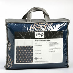 Покрывало LoveLife 2 сп Golden hearts 180*2105см, микрофайбер, 100% п/э  фото 4