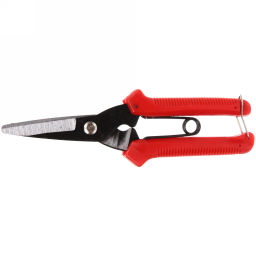 Цена за 2 шт. Секатор-ножницы садовые 7,5" (18,5см) пластиковые ручки ДоброСад