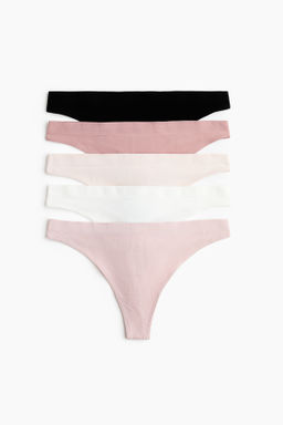 Pack 5 bragas thong Seamless - H&m фото 4