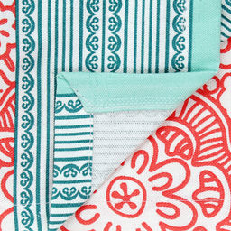 "Медальоны" Скатерть 120х145см, длина стола до 105см, на 4 персоны, хлопок "Премиум" 186г/м2, "Домашняя мода" (Россия)